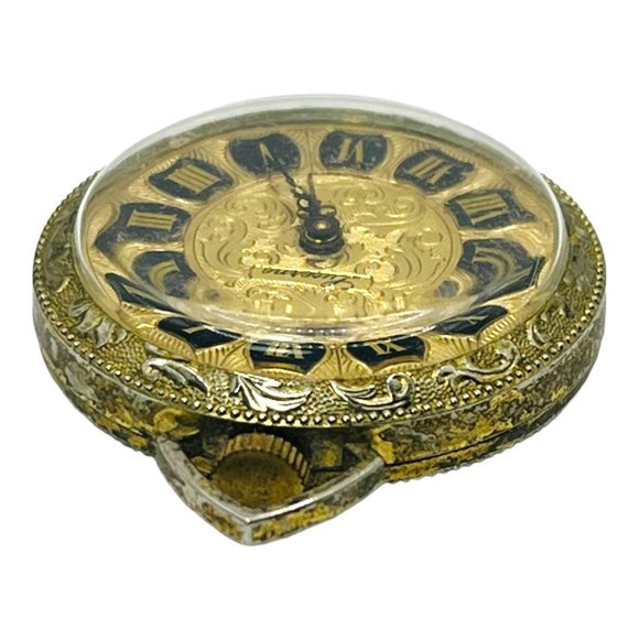 Lucerne Pendant Necklace Pocket Watch. Roman Numerals.Swiss Made.Wind Up.Vintage - Picture 6 of 8